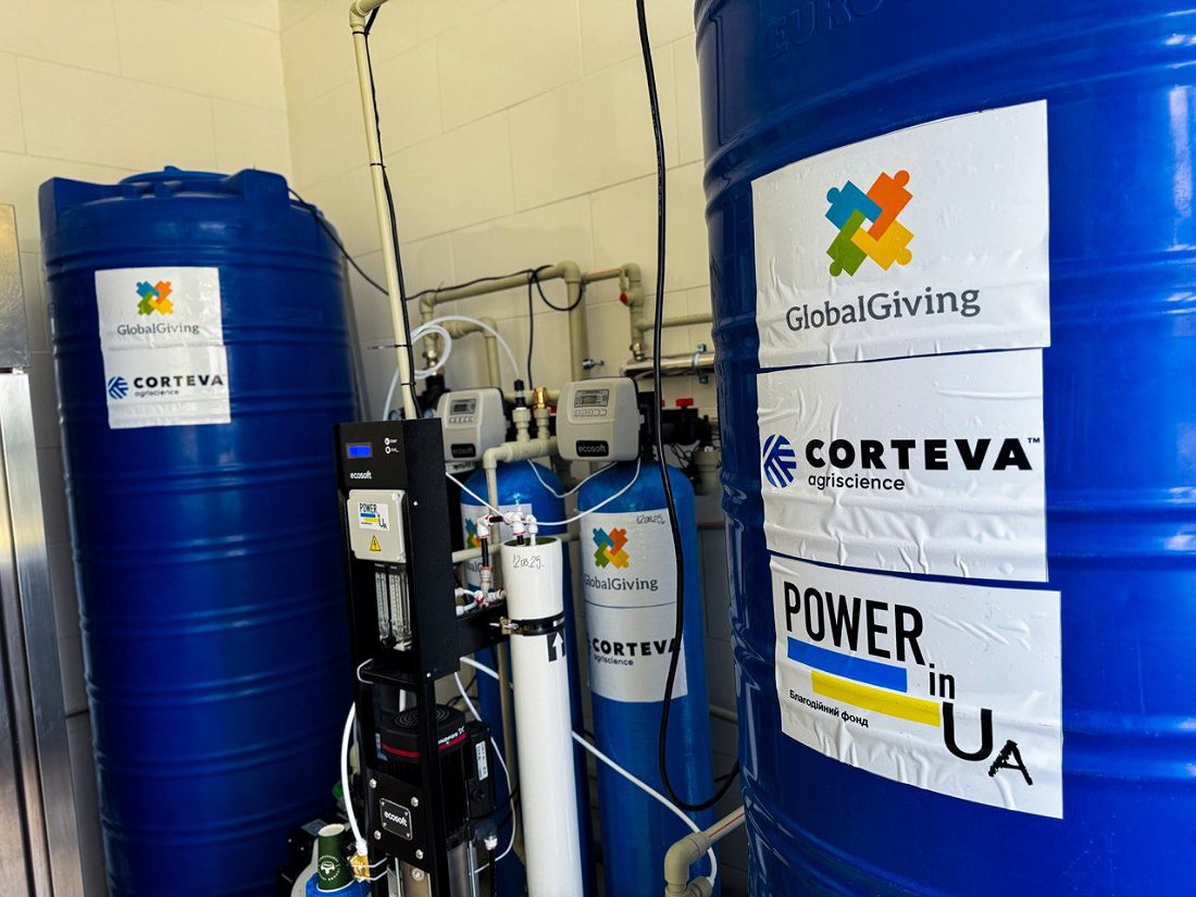 БФ «Power in UA» забезпечив доступом до якісної питної води 30 тисяч мешканців Харківщини за підтримки Corteva Agriscience та GlobalGiving